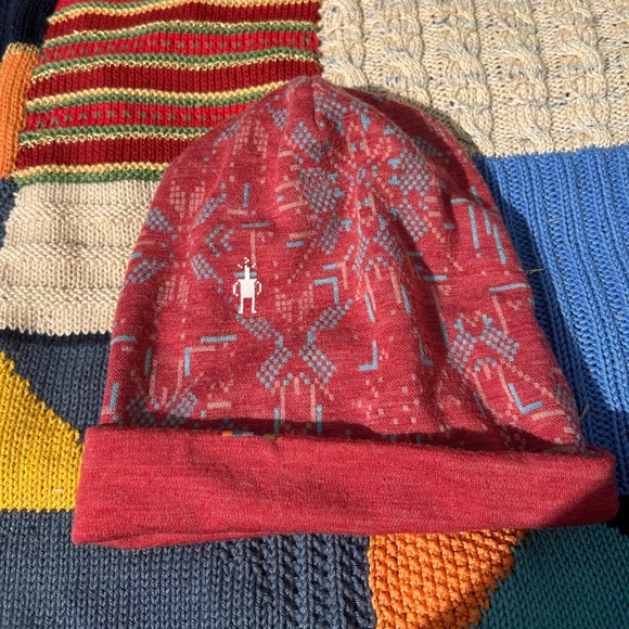 Smartwool Vibrant Red Knit Hat - Picture 1 of 10